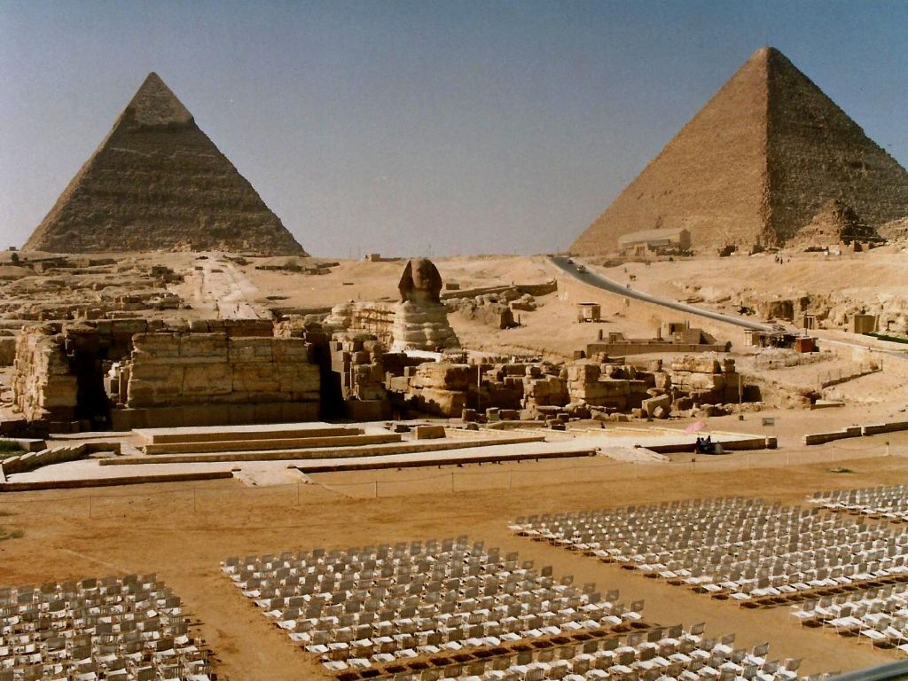 Pyramids and Giza Plateau Egyptian Museum from Ain El Sokhna Port